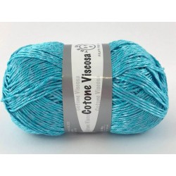 Cotone viscosa col.turchese