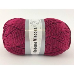 Cotone viscosa col.lampone