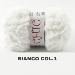CHIC Pelliccia Bianco
